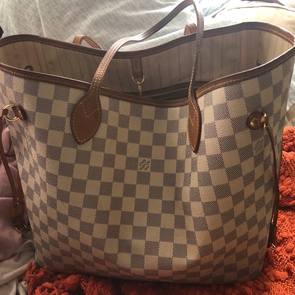 Louis Vuitton Neverfull MM in Damier Azur - Picture 4 of 5